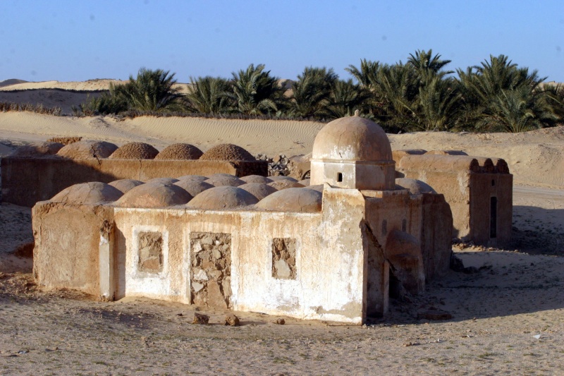Vue d'une mosquée rurale à Oued Souf