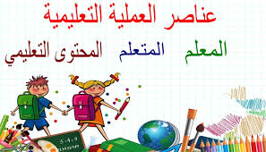 ‫عناصر العملية التعليمية (المعلم،المتعلم،المحتوى التعليمي) - تحضير‬‎