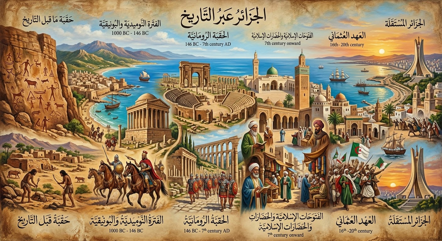 الجزائر عبر التاريخ 